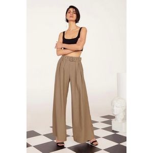 EmRata x Nastygal Wide Leg Trousers